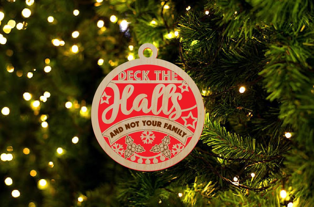 Naughty / Funny Wooden Ornaments