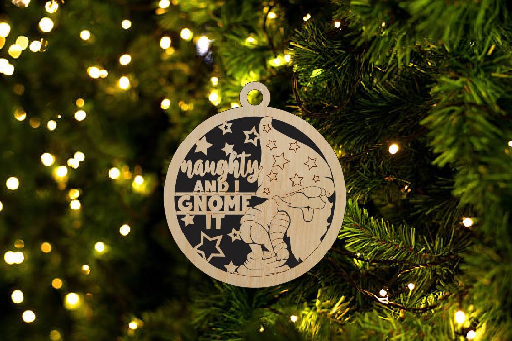 Naughty / Funny Wooden Ornaments